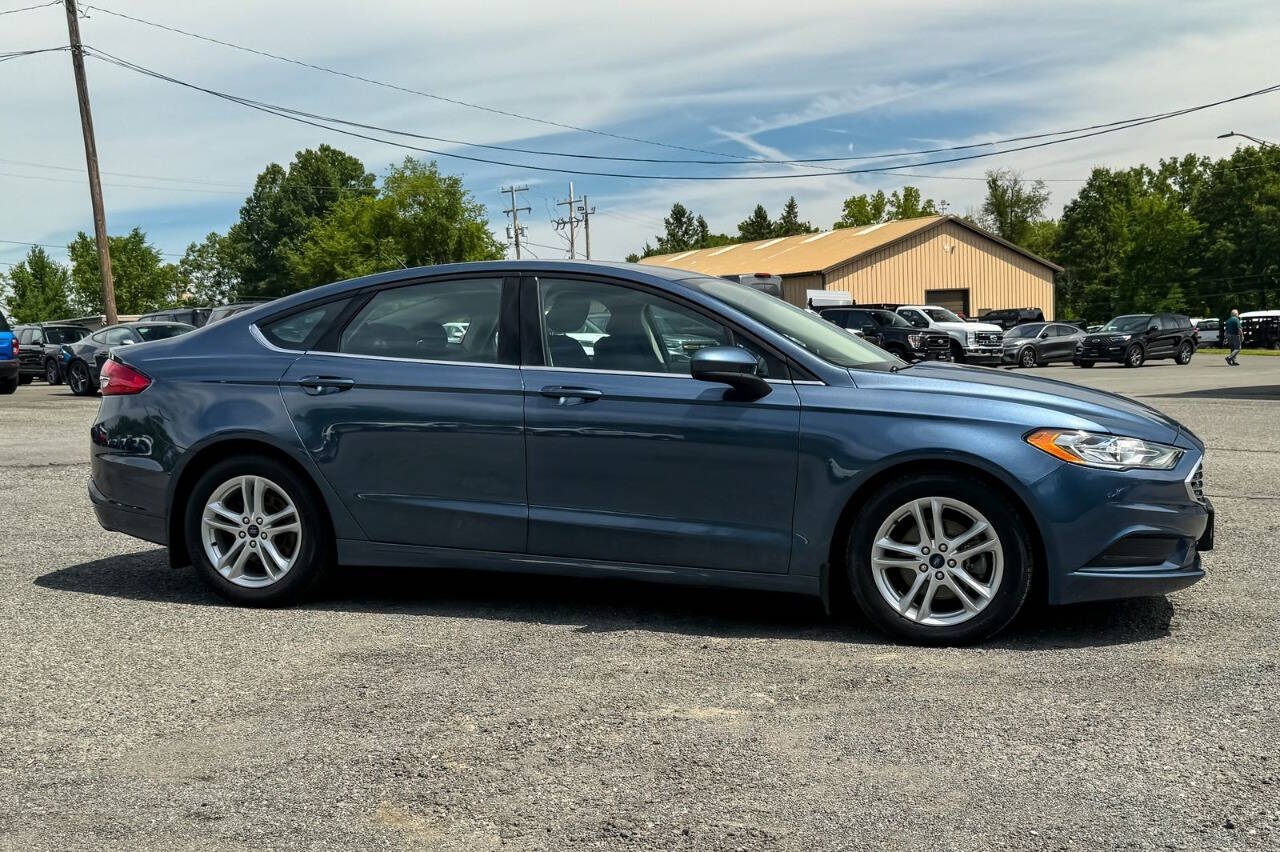 Used 2018 Ford Fusion SE with VIN 3FA6P0HDXJR164411 for sale in Mechanicville, NY