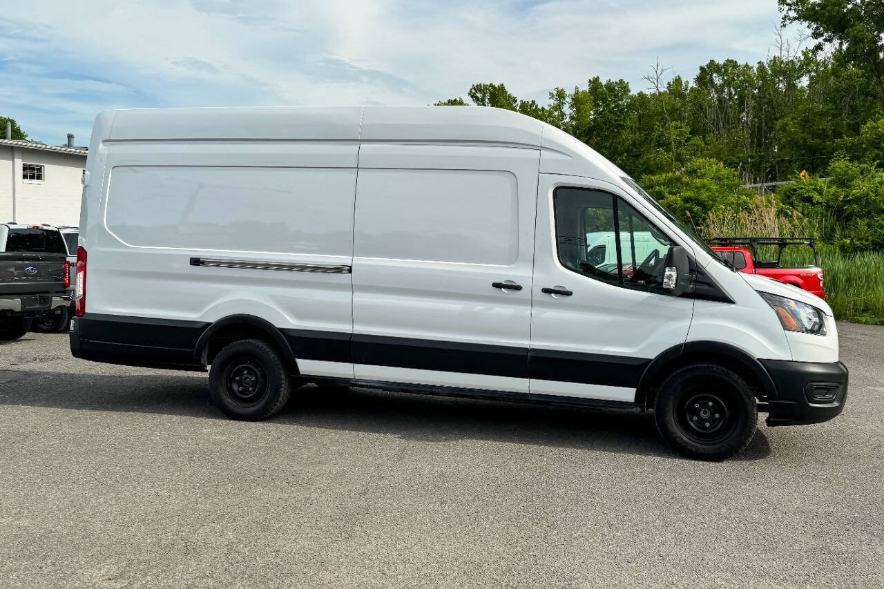 Used 2022 Ford E-Transit Cargo Van Base with VIN 1FTBW3XK8NKA46607 for sale in Mechanicville, NY