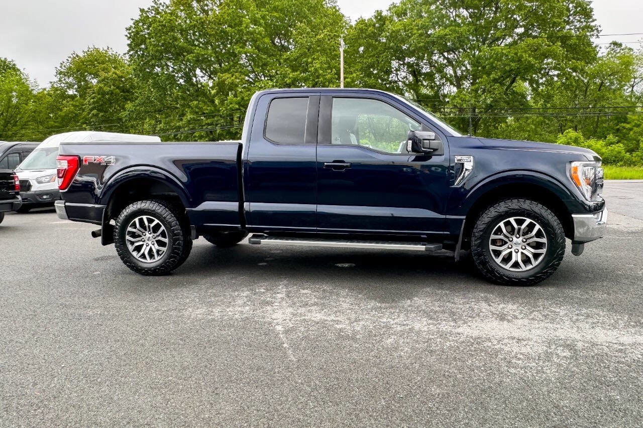 Used 2022 Ford F-150 Lariat with VIN 1FTFX1E84NFB10161 for sale in Mechanicville, NY