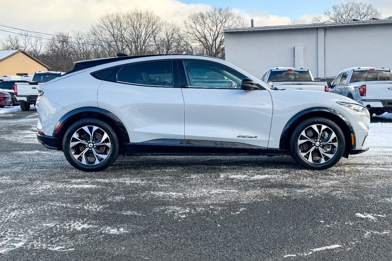 Used 2022 Ford Mustang Mach-E Premium AWD with VIN 3FMTK3SU7NMA56154 for sale in Mechanicville, NY