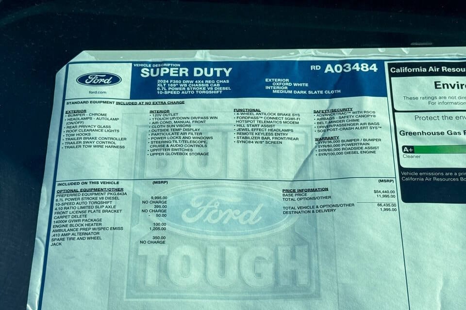 2024 Ford F-350 Super Duty Chassis Cab XLT - Photo 10