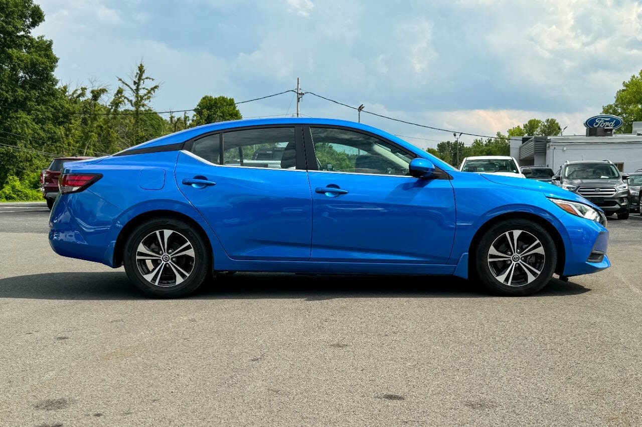 Used 2021 Nissan Sentra SV with VIN 3N1AB8CV4MY318433 for sale in Mechanicville, NY