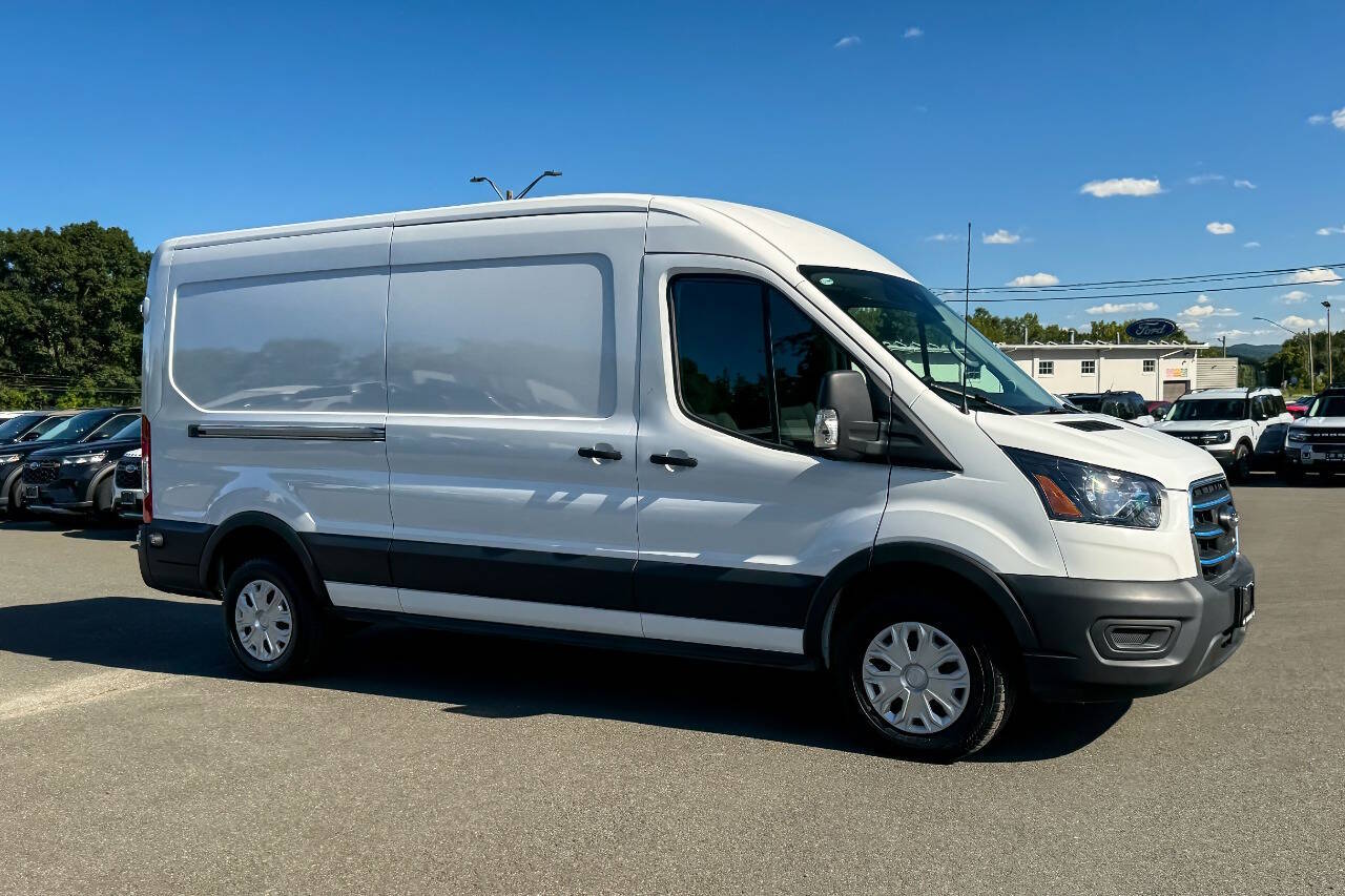 Used 2023 Ford E-Transit Cargo Van Base with VIN 1FTBW9CK7PKB40036 for sale in Mechanicville, NY