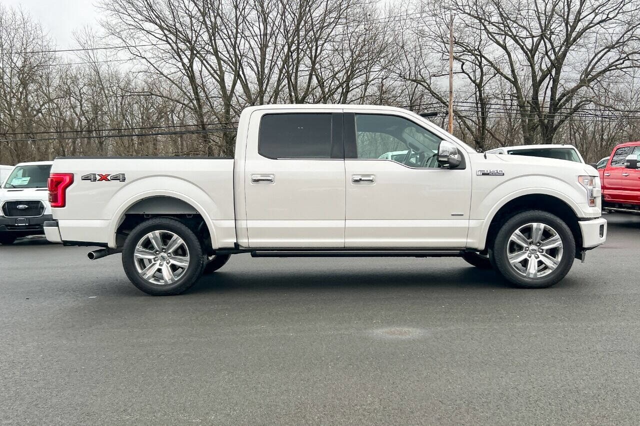 Used 2015 Ford F-150 Platinum with VIN 1FTEW1EGXFFA47672 for sale in Mechanicville, NY