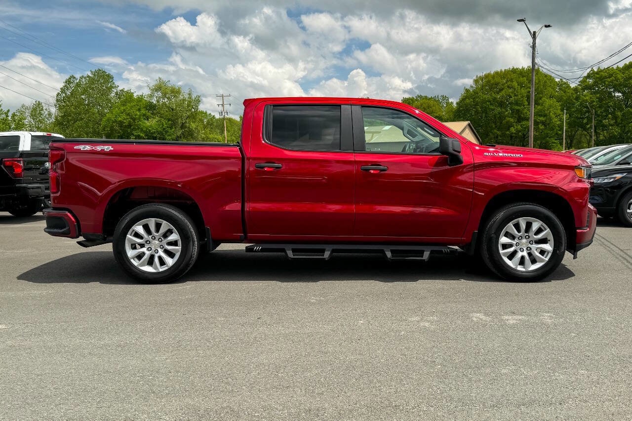 Used 2021 Chevrolet Silverado 1500 Custom with VIN 3GCPYBEK2MG354732 for sale in Mechanicville, NY