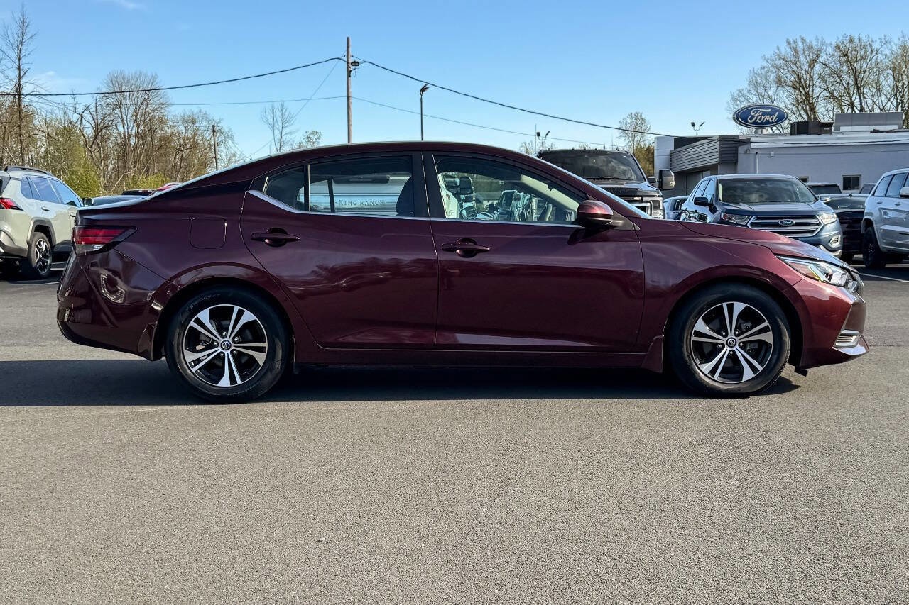 Used 2022 Nissan Sentra SV with VIN 3N1AB8CV5NY285881 for sale in Mechanicville, NY