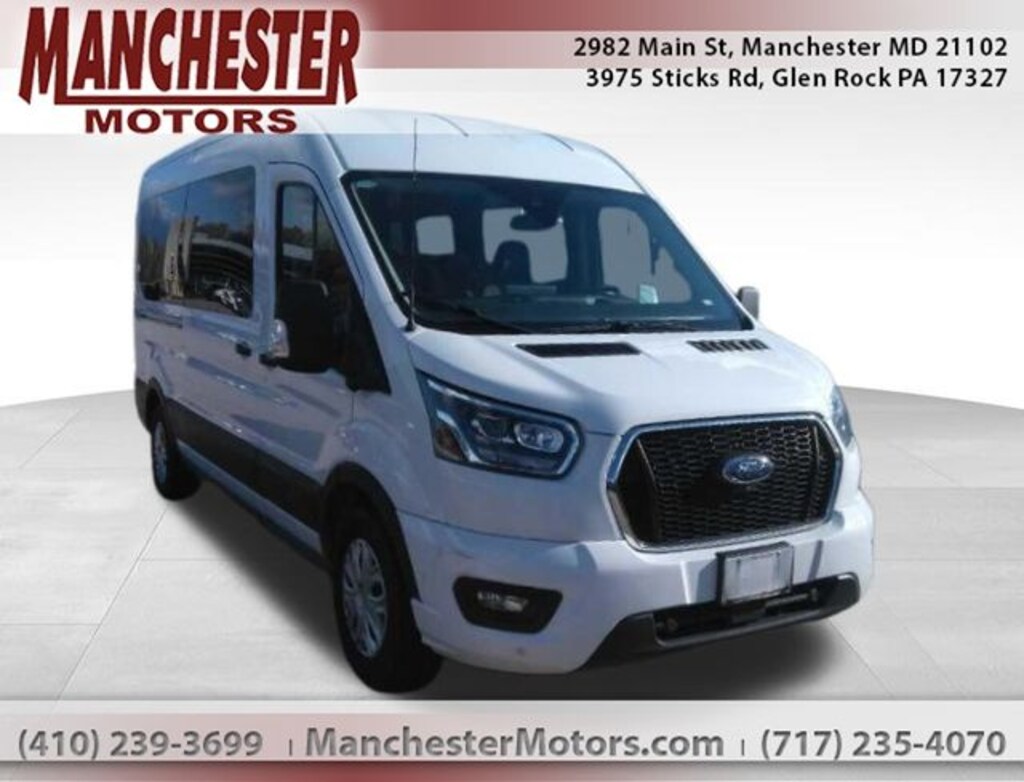 Used 2023 Ford Transit-350 XLT Wagon Medium Roof Van