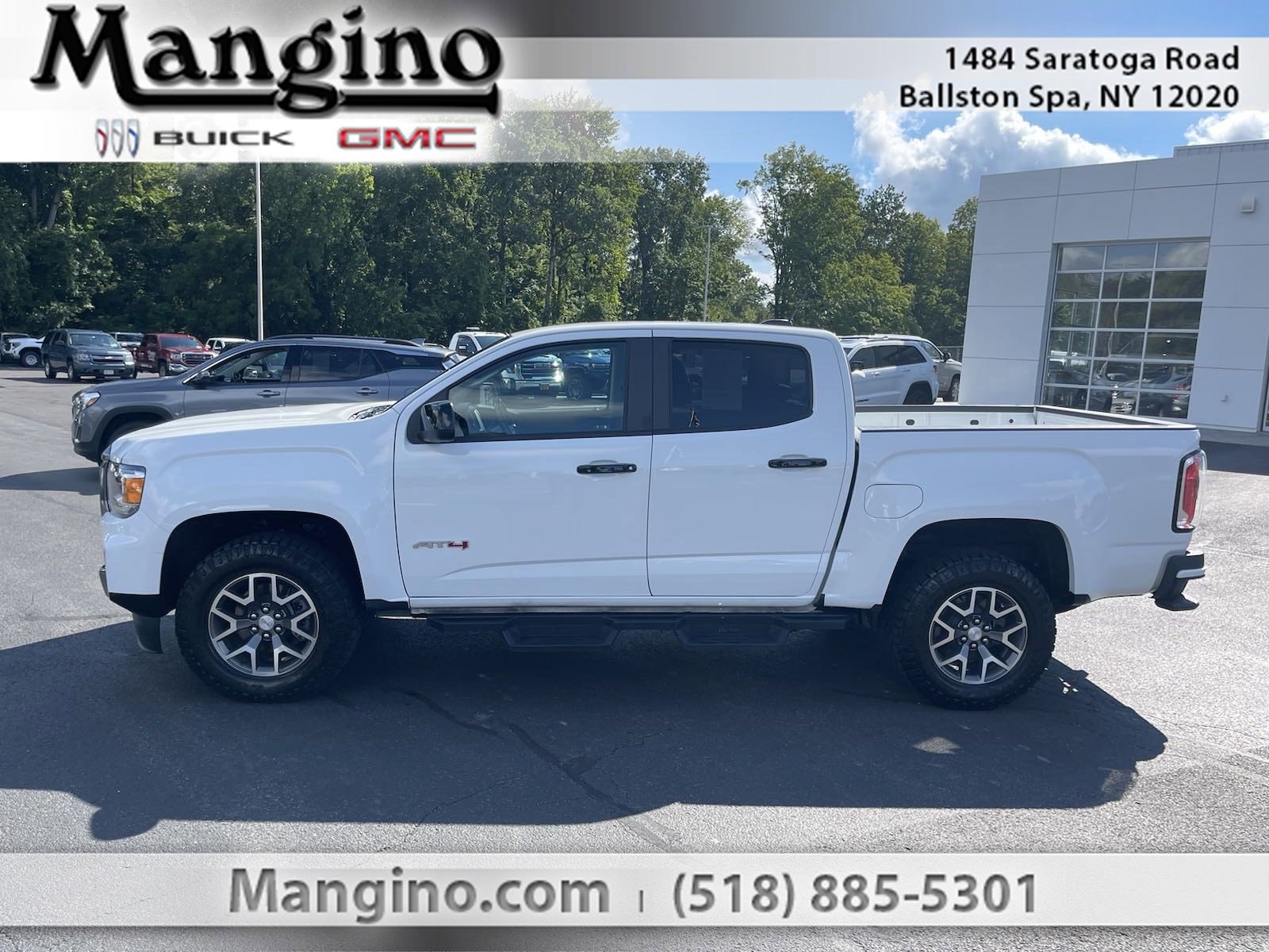 Certified 2021 GMC Canyon AT4 with VIN 1GTG6FEN4M1195878 for sale in Ballston Spa, NY