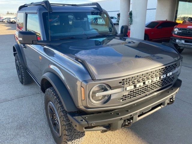 Used 2021 Ford Bronco 2-Door Badlands with VIN 1FMDE5CH0MLA61088 for sale in Eureka, IL