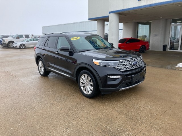 Used 2021 Ford Explorer Limited with VIN 1FM5K8FW7MNA15478 for sale in Eureka, IL