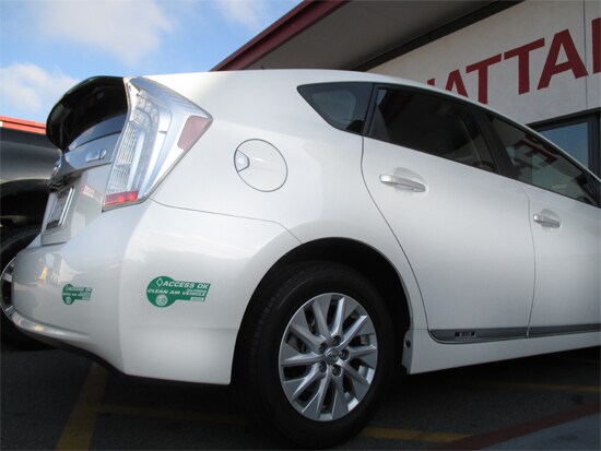 used toyota prius with carpool sticker #4