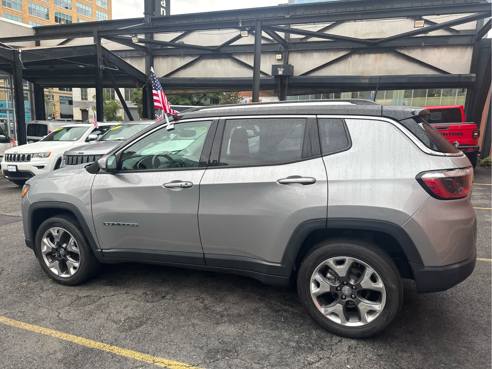 Certified 2020 Jeep Compass Limited with VIN 3C4NJDCB7LT239091 for sale in New York, NY