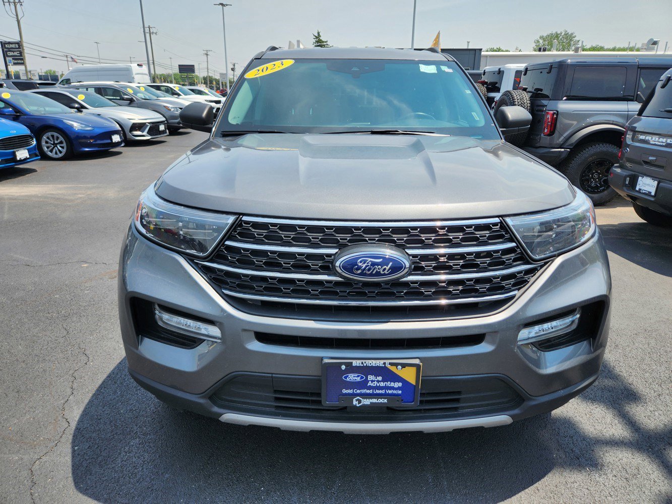 Certified 2023 Ford Explorer XLT with VIN 1FMSK8DH1PGB24549 for sale in Belvidere, IL