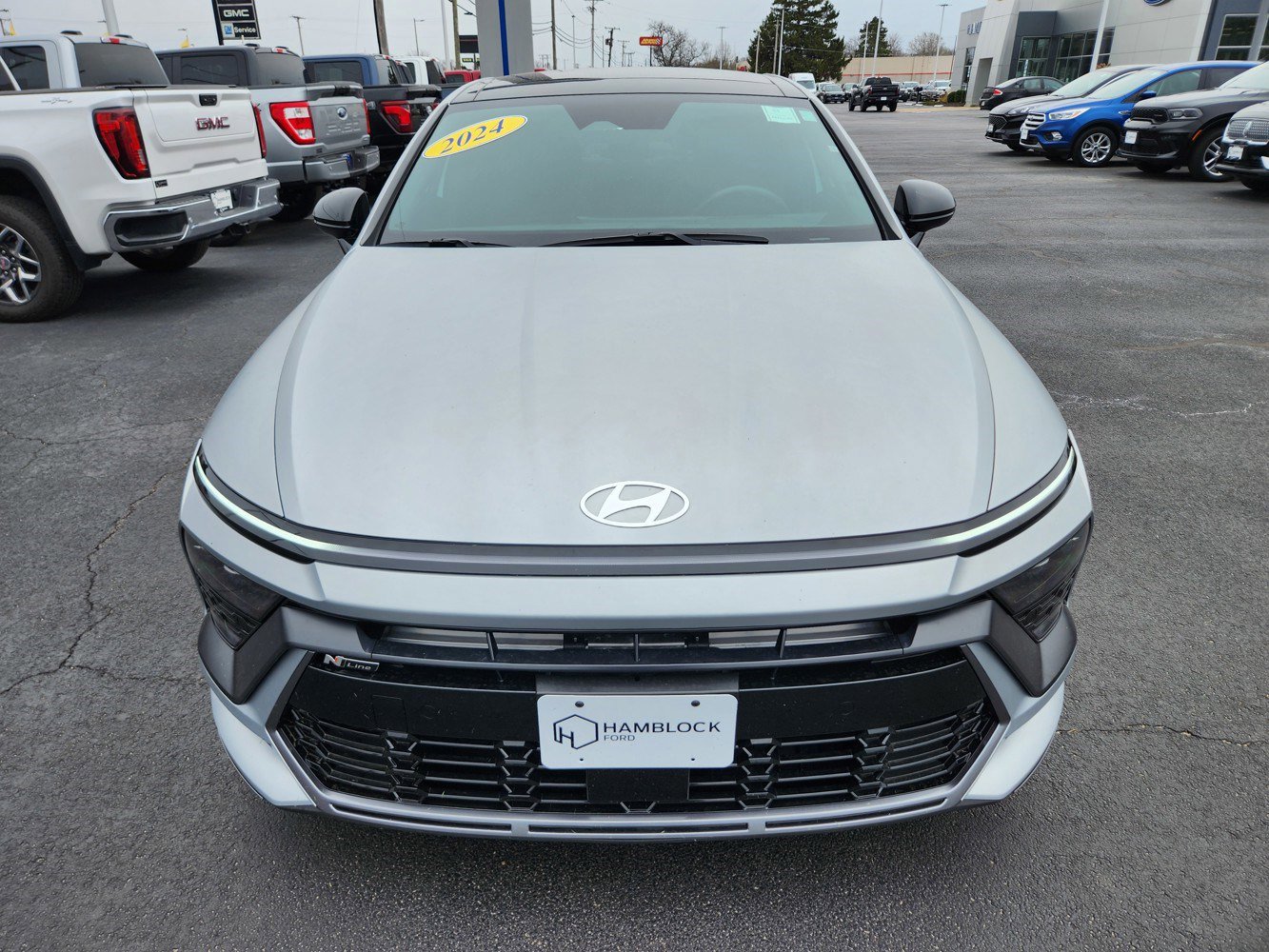 Used 2024 Hyundai Sonata N Line with VIN KMHL54JC2RA351834 for sale in Belvidere, IL