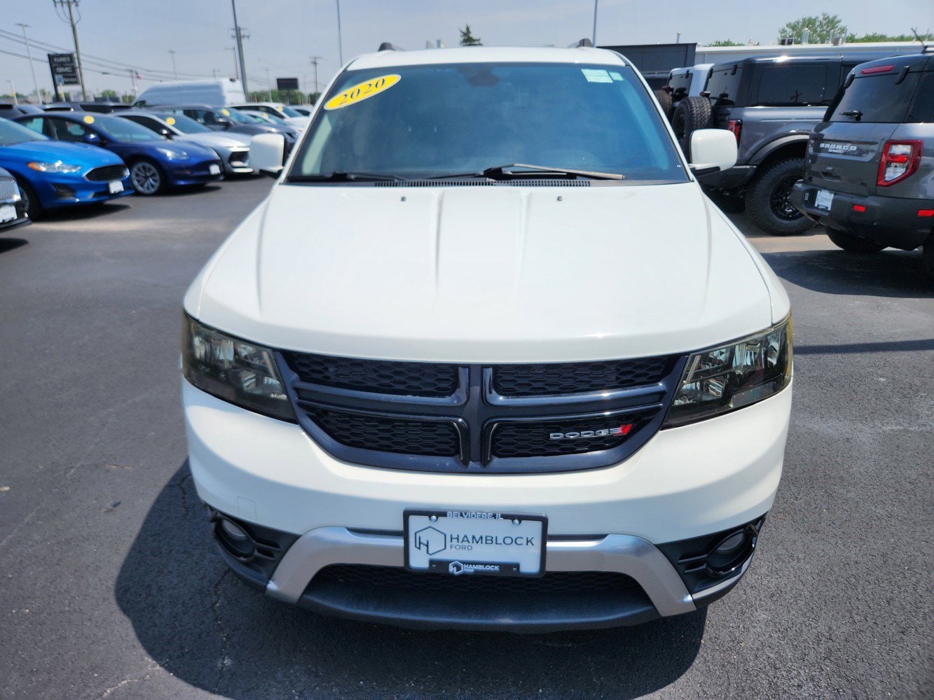 Used 2020 Dodge Journey Crossroad with VIN 3C4PDCGB9LT206100 for sale in Belvidere, IL