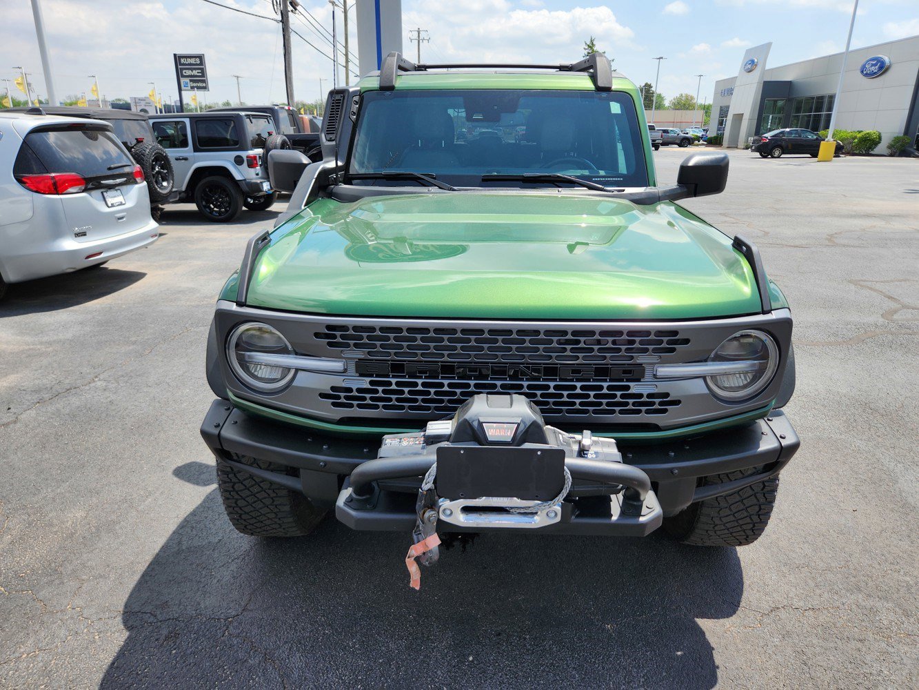 Used 2023 Ford Bronco 4-Door Everglades with VIN 1FMEE5DH5PLA84969 for sale in Belvidere, IL