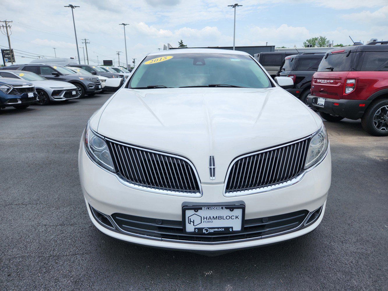 Used 2015 Lincoln MKS Base with VIN 1LNHL9EK0FG606838 for sale in Belvidere, IL