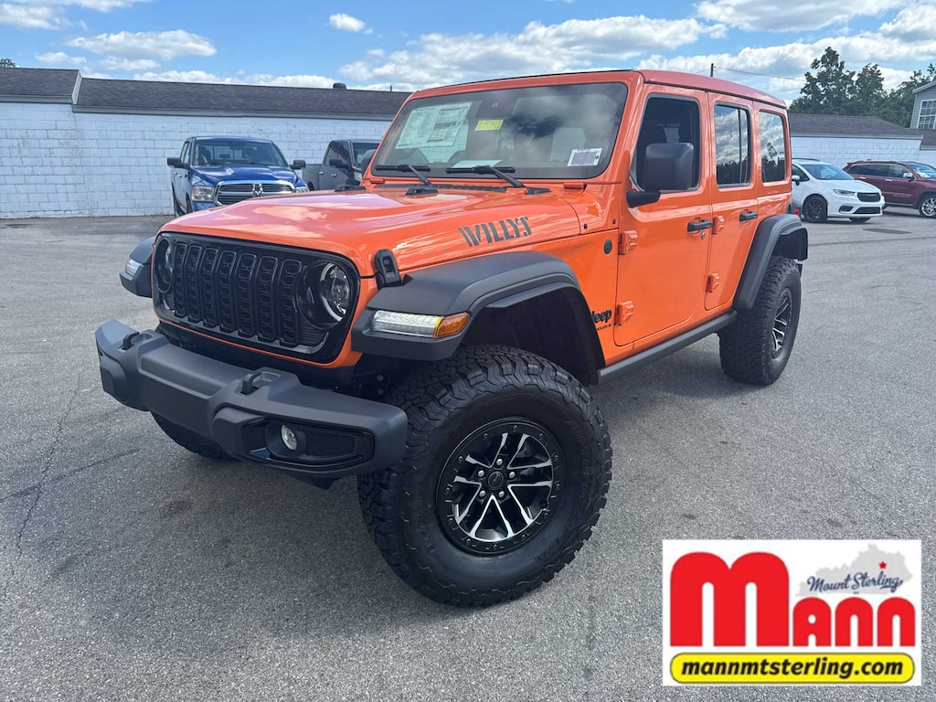New 2025 Jeep Wrangler Willys 4x4