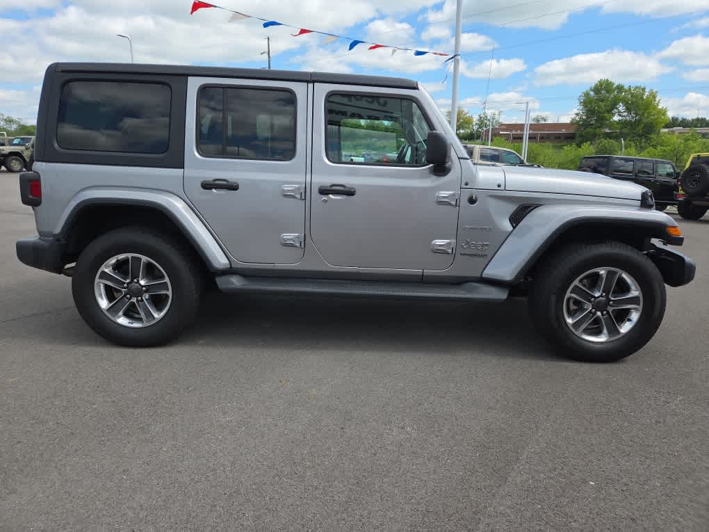 Used 2020 Jeep Wrangler Unlimited Sahara with VIN 1C4HJXEN3LW272153 for sale in Richmond, KY