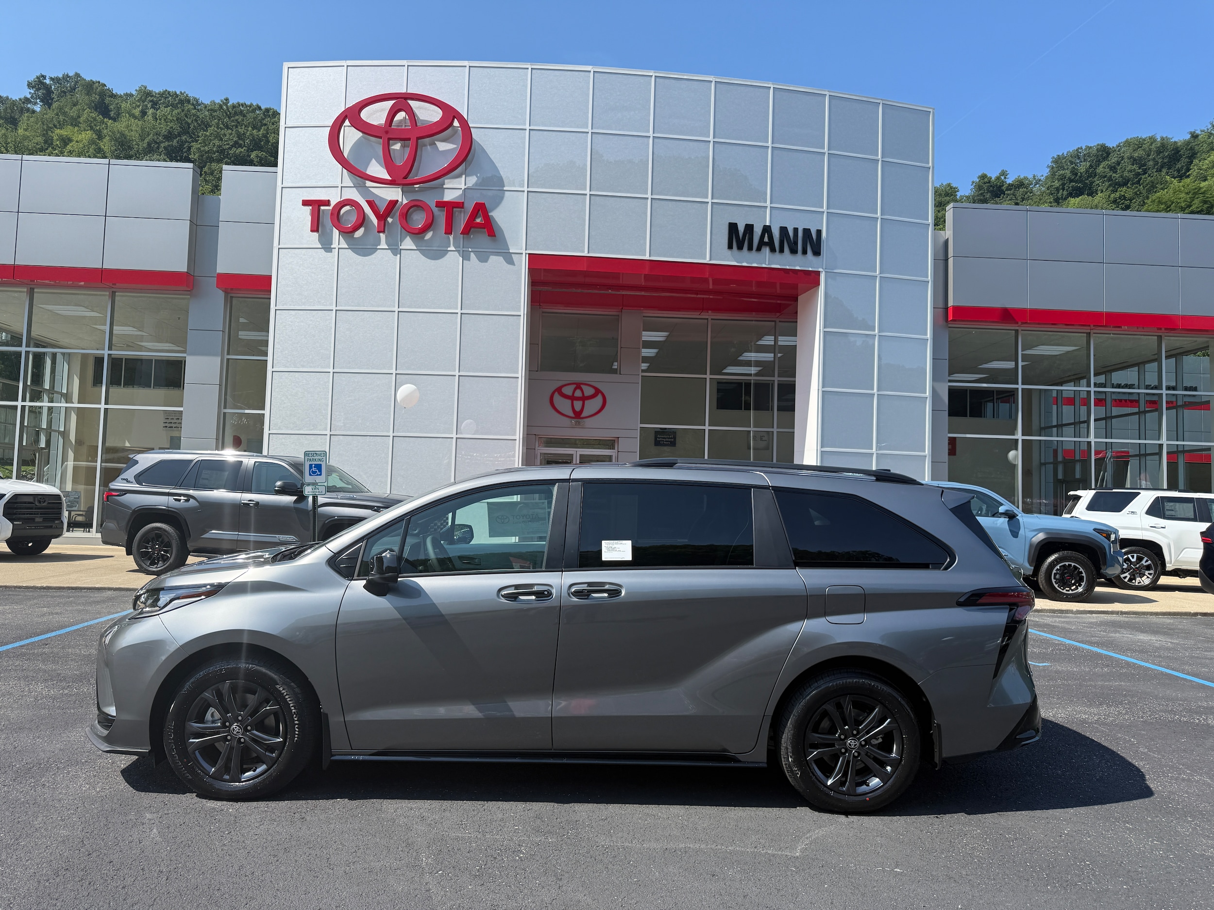 Heavy Metal 2026 Toyota Sienna Minivan All-Wheel Drive Continuously Variable Transmission