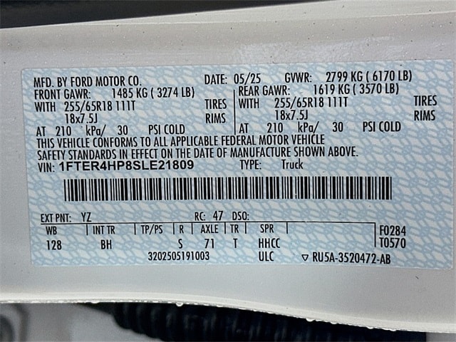 2025 Ford Ranger XLT - Photo 24