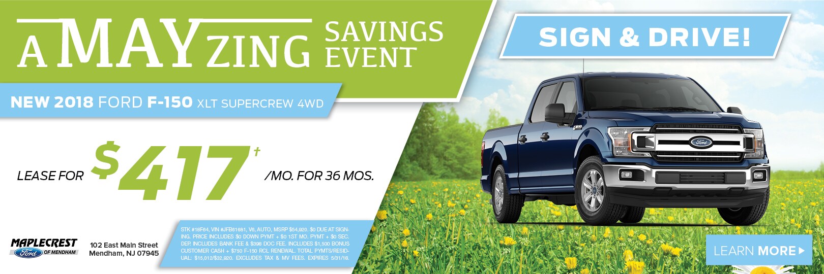 Mendham's Maplecrest Ford New 20172018 and Used Ford Cars Near Morristown NJ & Randolph NJ