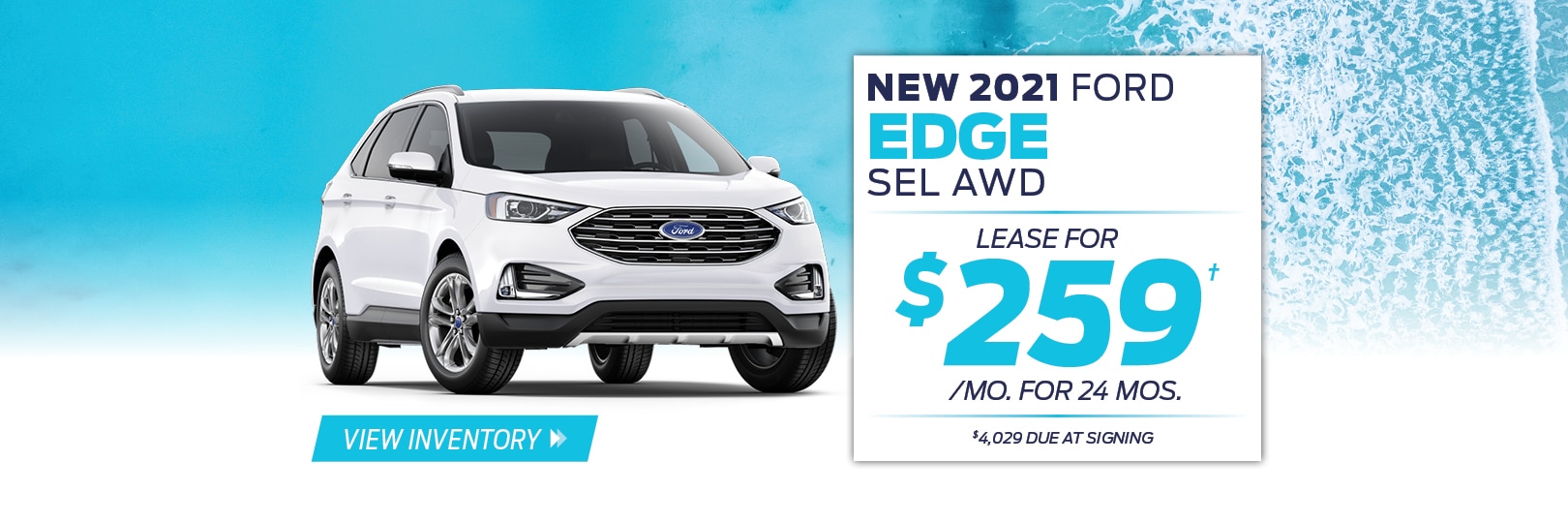 New 2021 Ford Edge SEL AWD