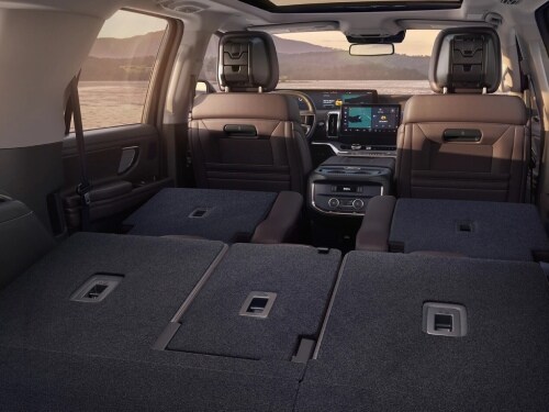 2025 Ford Expedition view of back seats laid down