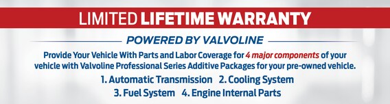 Limited Lifetime Engine Warranty