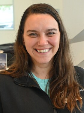 Staff member Samantha Morr from 5683bbcddb01