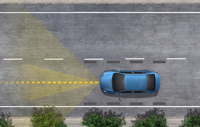 Toyota Safety - Lane Tracing Assist