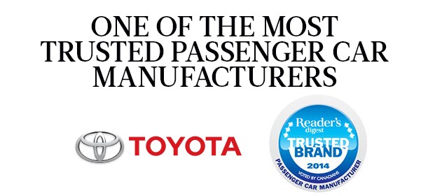 Canada's Most Trusted Passenger Car Brand - Maple Toyota Canada's Most Trusted Passenger Car Brand - Maple Toyota
