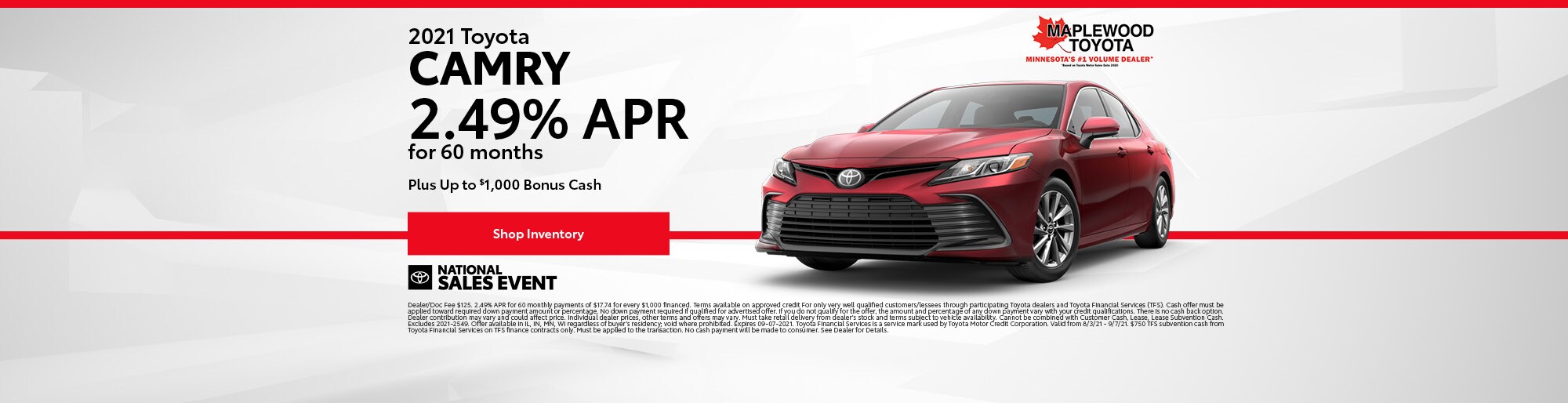Toyota Dealership serving Minneapolis and St. Paul | Maplewood Toyota