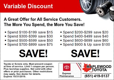 Toyota Coupon Savings Toyota Coupon Savings