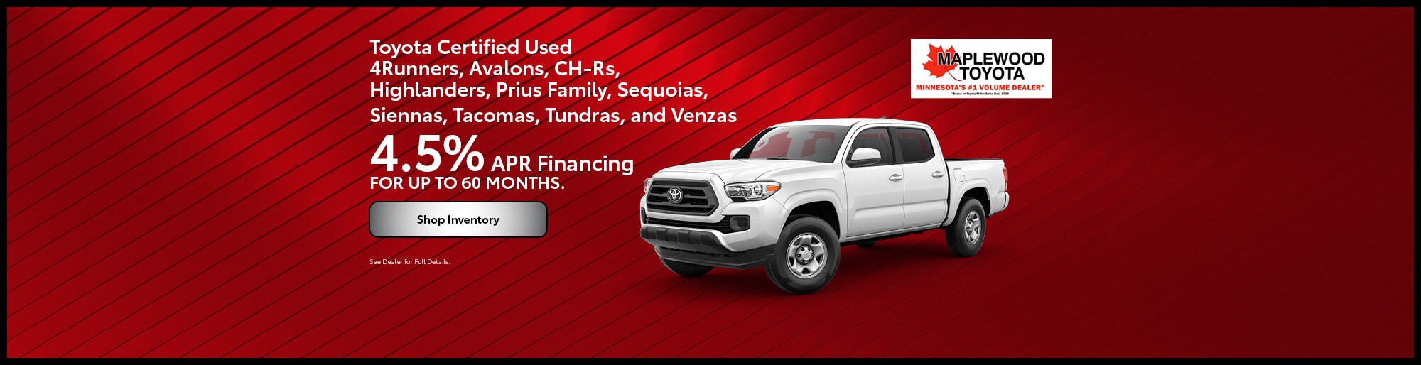 Toyota Dealership serving Minneapolis and St. Paul | Maplewood Toyota