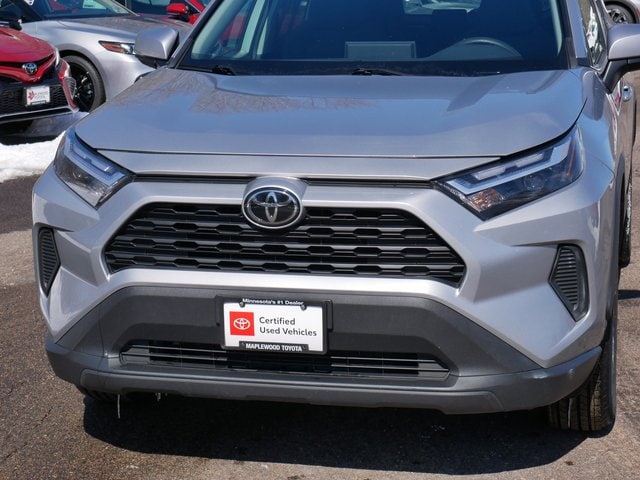 Certified 2022 Toyota RAV4 XLE with VIN 2T3P1RFV5NW257855 for sale in Maplewood, Minnesota