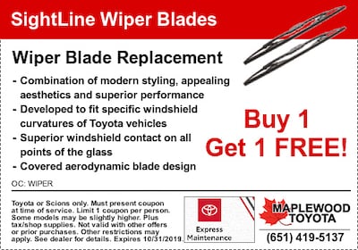 Wiper Blade Replacement Coupon Wiper Blade Replacement Coupon