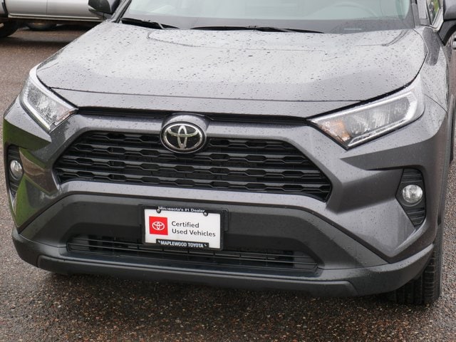 Certified 2021 Toyota RAV4 XLE Premium with VIN 2T3A1RFV1MC232523 for sale in Maplewood, Minnesota