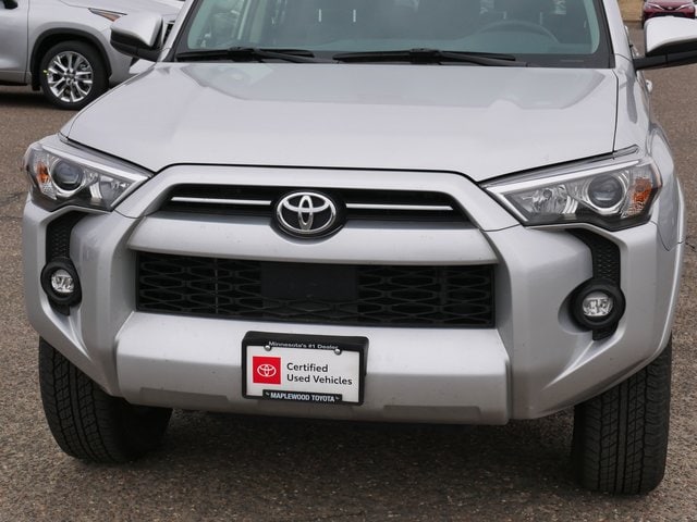 Certified 2023 Toyota 4Runner SR5 with VIN JTEMU5JR7P6163084 for sale in Maplewood, Minnesota