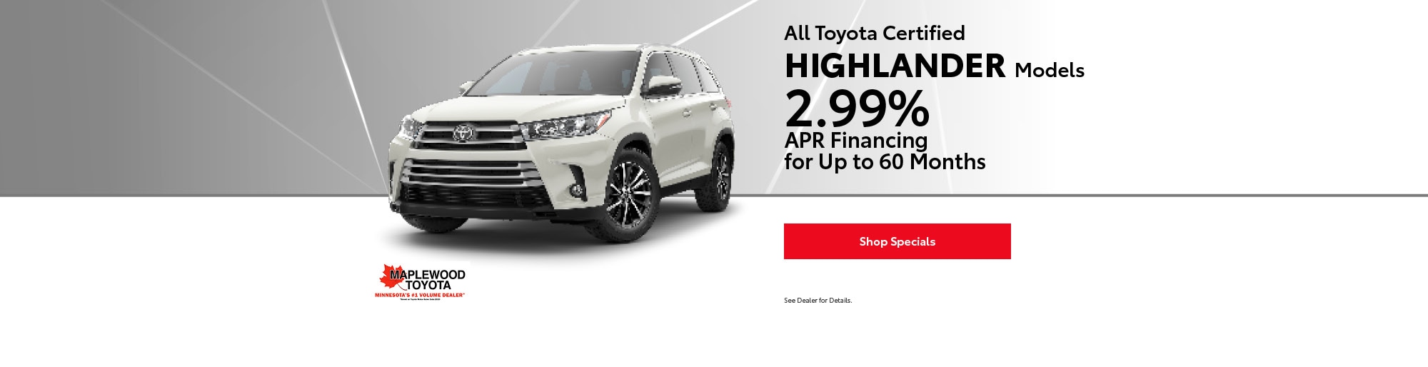 Toyota Dealership serving Minneapolis and St. Paul | Maplewood Toyota