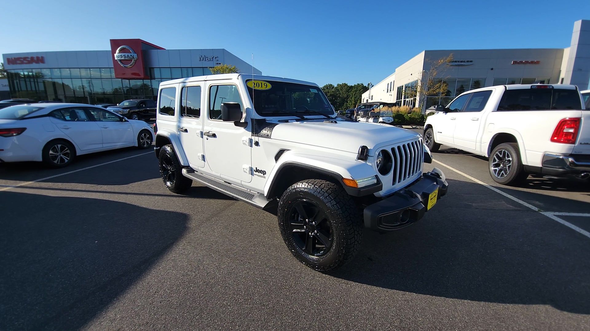 Certified 2020 Jeep Wrangler Unlimited Sahara Altitude with VIN 1C4HJXEN3LW111897 for sale in Sanford, ME