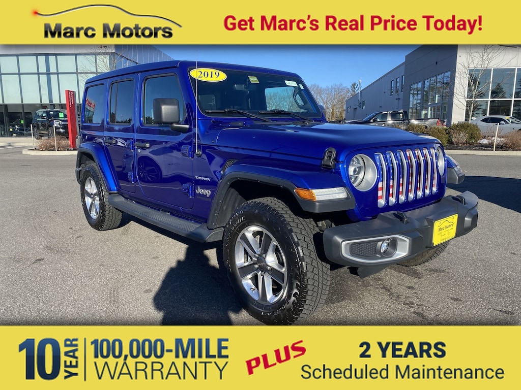 Certified 2019 Jeep Wrangler Unlimited Sahara 4x4 SUV