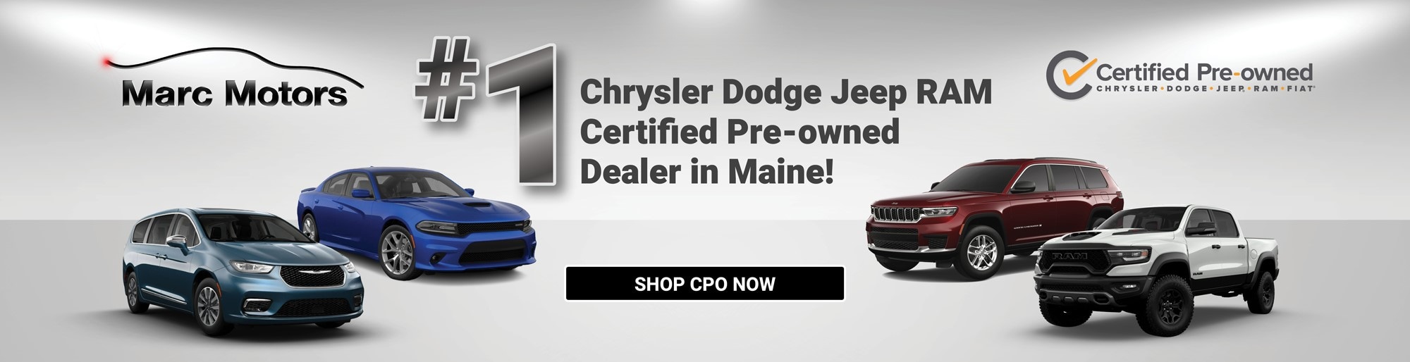 New & Used Jeep, Ram, Chrysler, Dodge in Maine Marc Motors Near