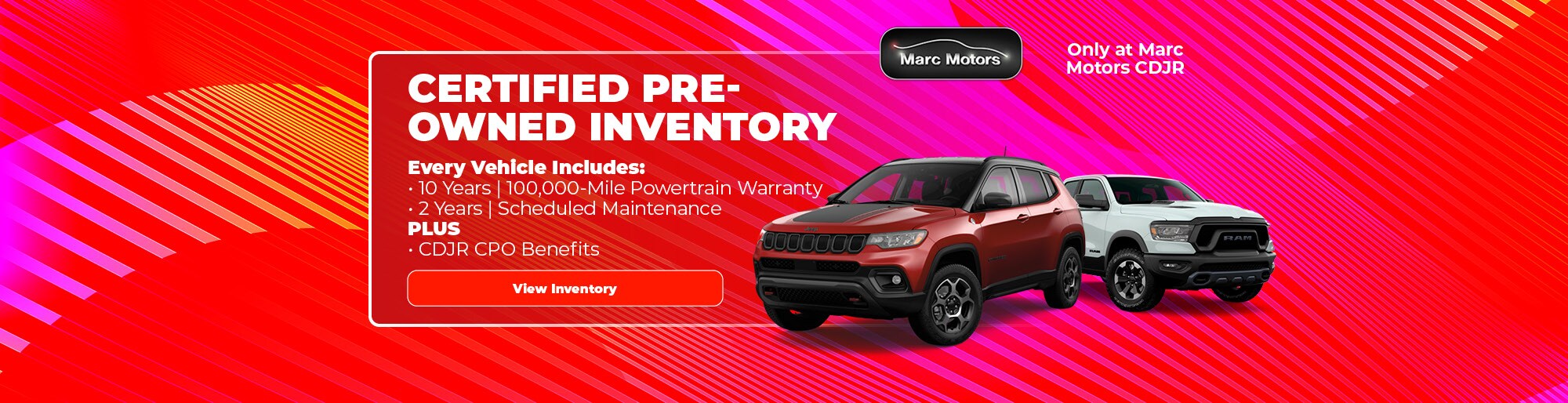 New & Used Jeep, Ram, Chrysler, Dodge in Maine Marc Motors Near