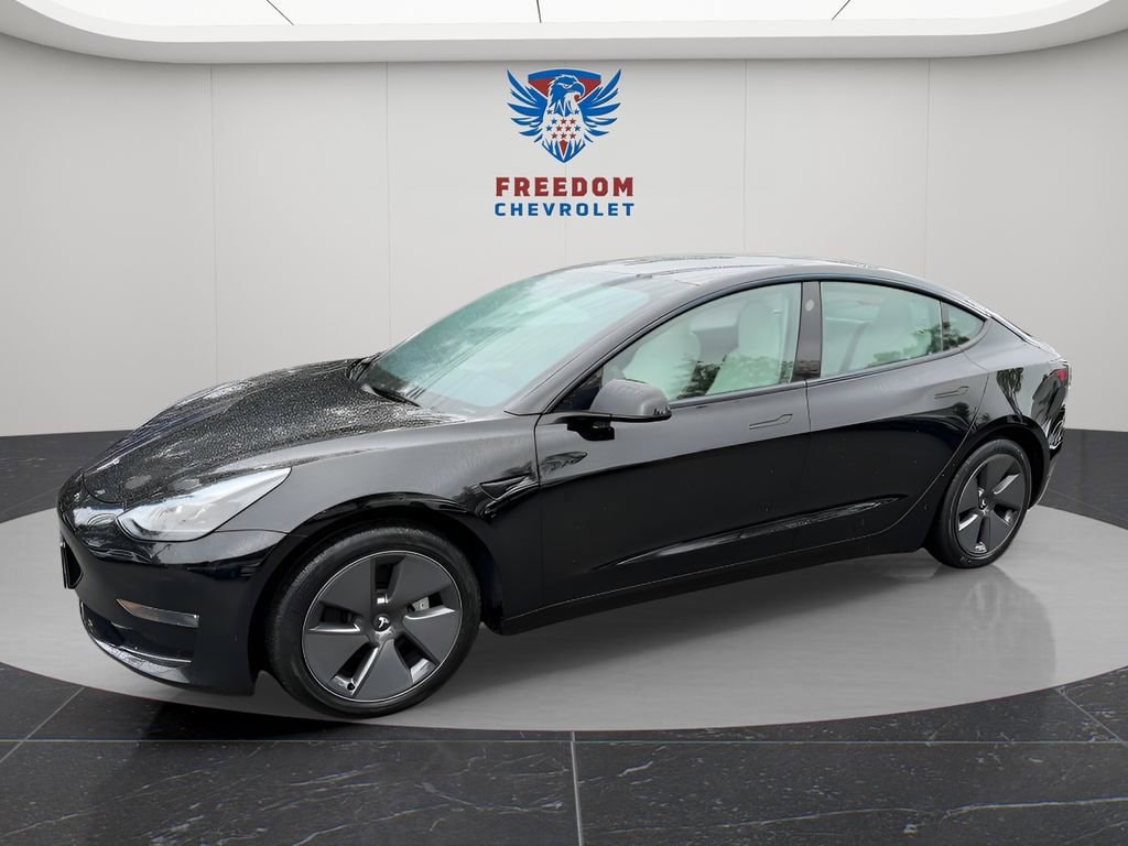 Used 2023 Tesla Model 3 Long Range with VIN 5YJ3E1EBXPF599645 for sale in Fort Montgomery, NY