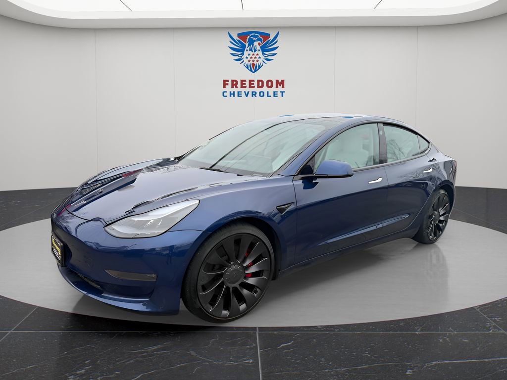 Used 2022 Tesla Model 3 Performance with VIN 5YJ3E1EC3NF176895 for sale in Fort Montgomery, NY