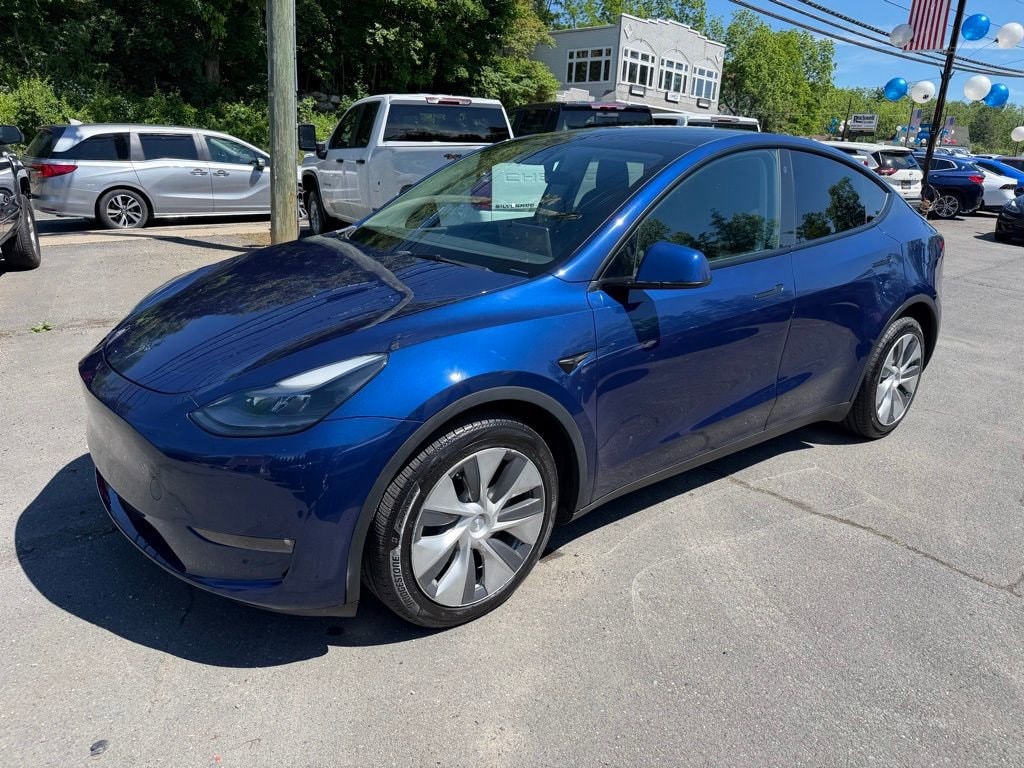 Used 2023 Tesla Model Y Long Range with VIN 7SAYGAEE8PF669429 for sale in Fort Montgomery, NY