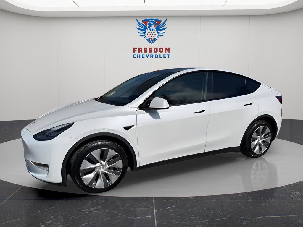 Used 2021 Tesla Model Y Long Range with VIN 5YJYGDEE4MF060817 for sale in Fort Montgomery, NY