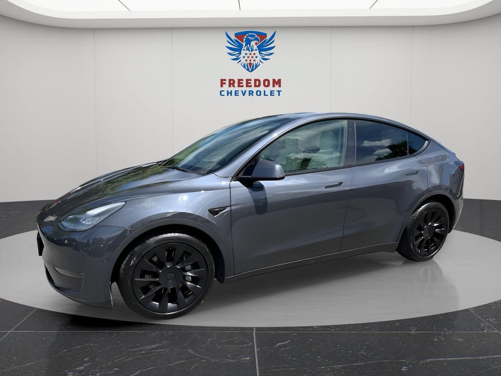 Used 2021 Tesla Model Y Long Range with VIN 5YJYGDEE5MF152163 for sale in Fort Montgomery, NY