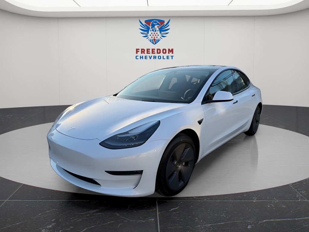 Used 2022 Tesla Model 3 Long Range with VIN 5YJ3E1EB5NF123722 for sale in Fort Montgomery, NY